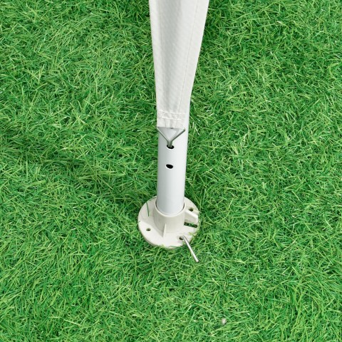 Zahradní párty stan 6 x 3 m s 6 bočnicemi | bílý č.5