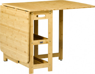 Kuchyňský stůl s úložnými prostory 149,5x80x73,5 cm | přírodní č.1