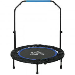 Fitness trampolína s výškově nastavitelnou rukojetí | Ø 102 cm č.1