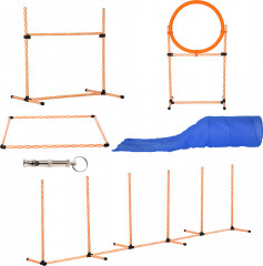 Agility sada s tunelem | oranžová ＋ bílá