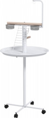 Stojan s krmítkem pro ptáky 138 cm | bílý č.1