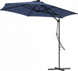 Slunečník s UV ochranou Ø290 cm | tmavě modrý č.1