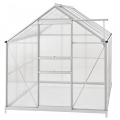 Hliníkový polykarbonátový skleník 190 x 250 x 195 cm č.2
