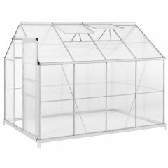 Hliníkový polykarbonátový skleník 190 x 250 x 195 cm č.3
