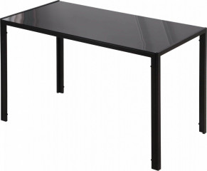 Jídelní stůl pro 4 osoby 120x60x75 cm | černý č.1