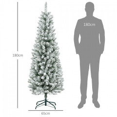 Umělý vánoční stromek Ø65 x 180 cm | zasněžený č.3