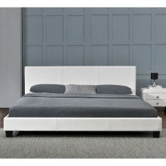 Čalouněná postel Barcelona 140 x 200 cm | bílá č.3