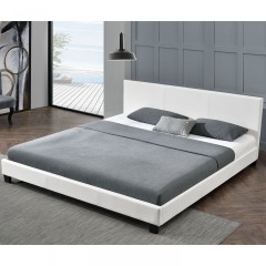 Čalouněná postel Barcelona 160 x 200 cm | bílá č.3