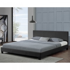 Čalouněná postel Barcelona 140 x 200 cm | tmavě šedá č.1