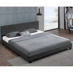 Čalouněná postel Barcelona 140 x 200 cm | tmavě šedá č.3