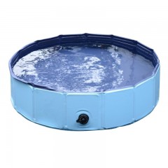 Skládací bazén pro psa 80 x 20 cm | modrý č.1