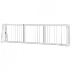 Volně stojící zábrana pro psy 71-190 x 56 cm | bílá č.2