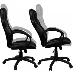 Kancelářská židle Racing design 2 | zeleno-černá č.3