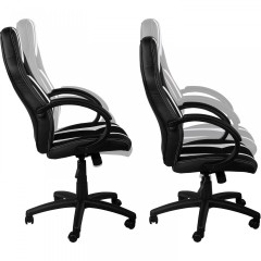 Kancelářská židle GS Series | oranžovo-černá s pruhy č.3