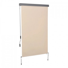 Vertikální markýza na zastínění terasy 120 x 200 cm | krémově bílá č.3