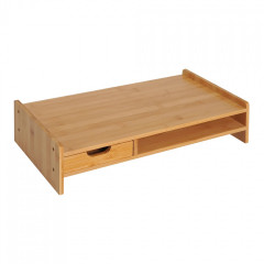 Stojan na monitor 49x25,5x11,5 cm | přírodní č.1