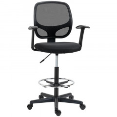 Ergonomická kancelářská židle 60x56x110-132 cm | černá č.1