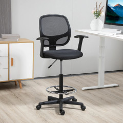 Ergonomická kancelářská židle 60x56x110-132 cm | černá č.2