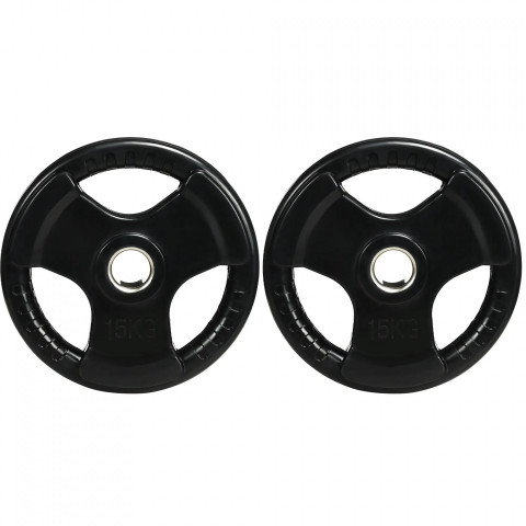 Zátěžové talíře 2x15 kg | černá č.3