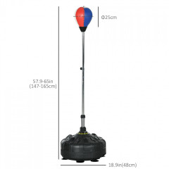 Boxovací pytel 147-165 cm |černý č.3