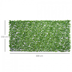 Umělý živý plot 300x150 cm | světle zelená č.3