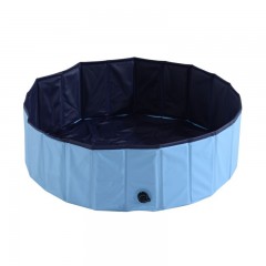 Skládací bazén pro psa 100 x 30 cm | modrý č.2