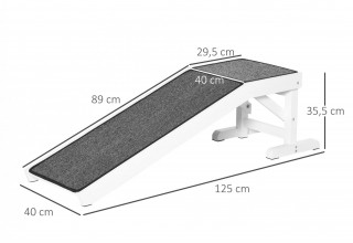 Rampa pro domácí mazlíčky | 125x40x35,5cm č.2