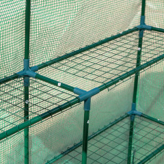 Zahradní fóliovník 214 x 143 x 195 cm 8 polic | tmavě zelený č.3