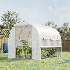 Fóliový skleník 2,95x2x2 m | bílý
