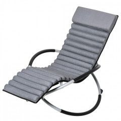 Ergonomické houpací křeslo 2 v 1| tmavě šedé č.2