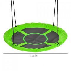 Dětská houpačka hnízdo Ø110 cm | zelená č.2