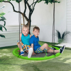 Dětská houpačka hnízdo Ø110 cm | zelená č.1