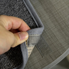 Škrabadlo pro kočky 230-250 cm | šedé + krémově bílé č.3
