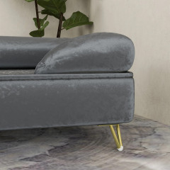 Pohovka pro psy 76x53,5x34 cm | šedá č.3