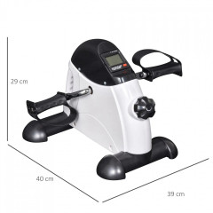 Mini cyklistický trenažér 40x39x29 cm | bílý č.2