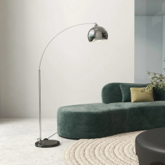 Oblouková lampa | stříbrná+černá