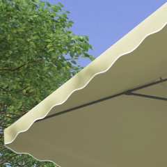 Balkonový slunečník s UV ochranou 243x243 cm | béžový č.3