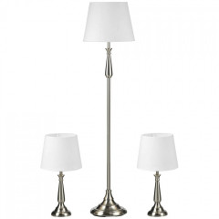 Stolní lampy 3 ks | krémové č.3