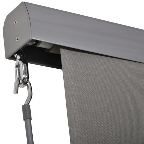 Vertikální markýza na balkón 160x250 cm | šedá č.5