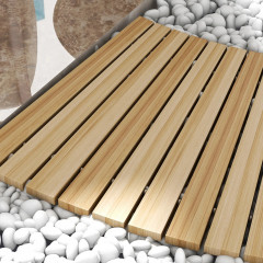 Venkovní dřevěný chodník 120 cm | přírodní č.3