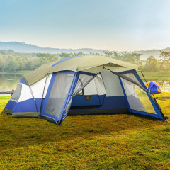 Kempinkový stan pro 6-8 osob 518x487x237 cm | modrý č.1