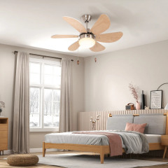 Stropní ventilátor se světlem | 76 x 76 x 41,5 cm č.1