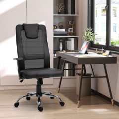 Ergonomická židle 66x73x108-118 cm | černá