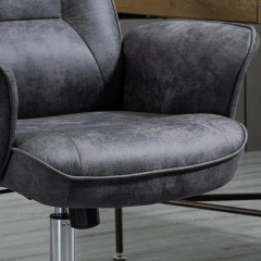 Kancelářské ergonomické křeslo 67x69x92-102 cm | tmavě šedé č.3