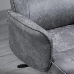 Kancelářské ergonomické křeslo 67x69x92-102 cm | světle šedé č.3