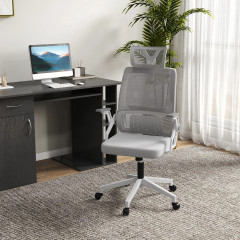 Kancelářská ergonomická židle 58 x 61 x 102-119 cm | šedá č.1