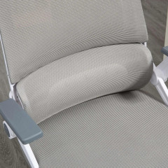 Kancelářská ergonomická židle 58 x 61 x 102-119 cm | šedá č.2