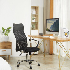 Ergonomická kancelářská židle 63 x 65 x 109-119 cm | černá