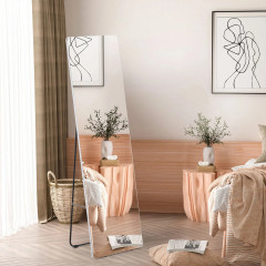 Celoplošné zrcadlo 45x160 cm | stříbrné