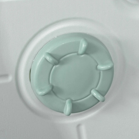 Učící se věžová stolička 43,5x38,5x61cm | modrá+šedá č.2